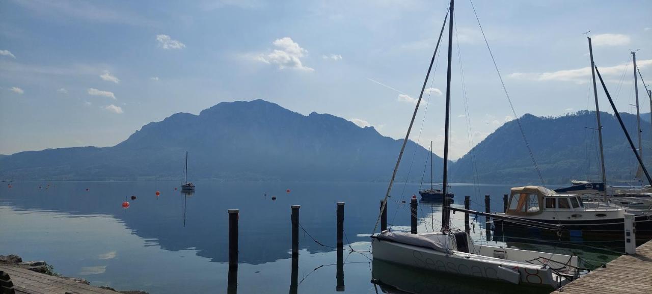 Ferienhaus Goldener Anker Unterach Am Attersee Eksteriør billede