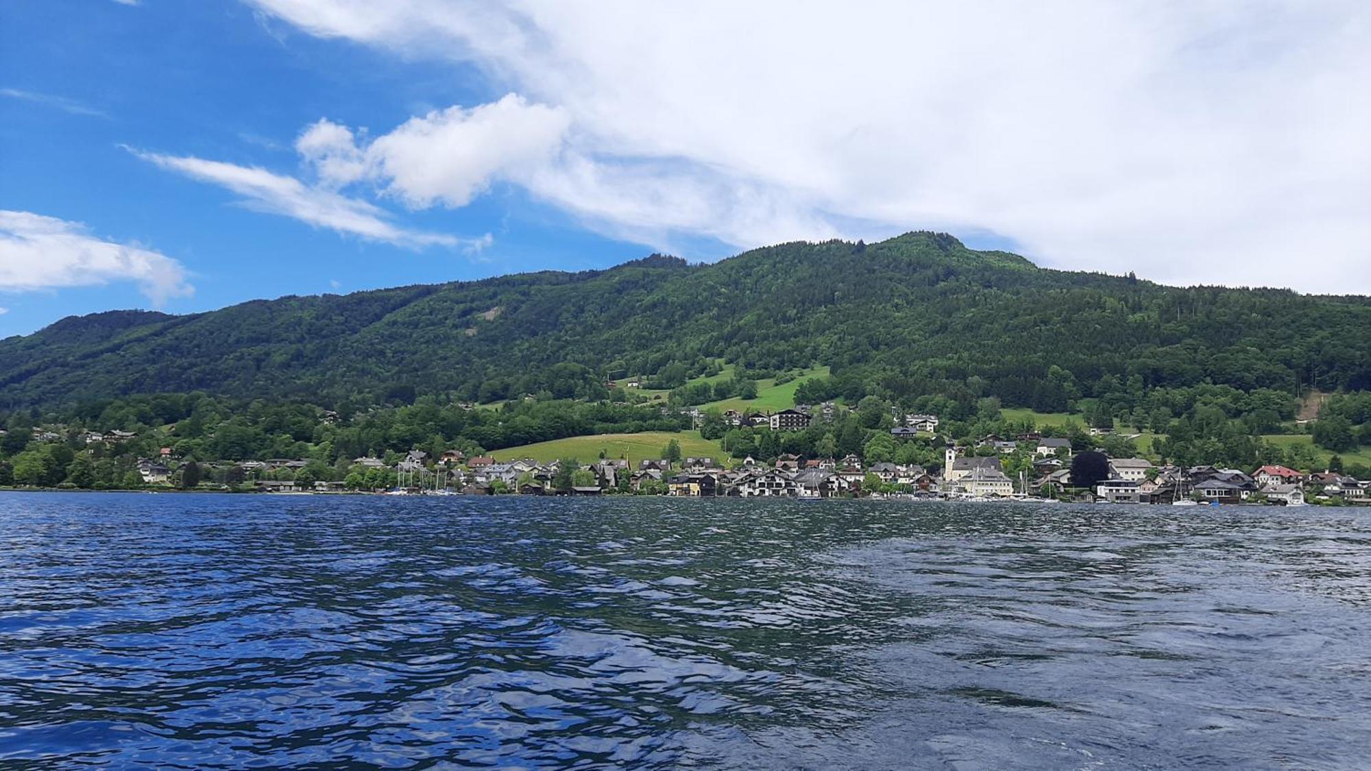 Ferienhaus Goldener Anker Unterach Am Attersee Eksteriør billede